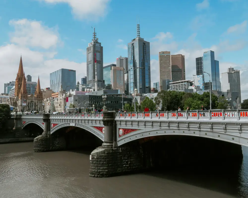 Melbourne city skyline